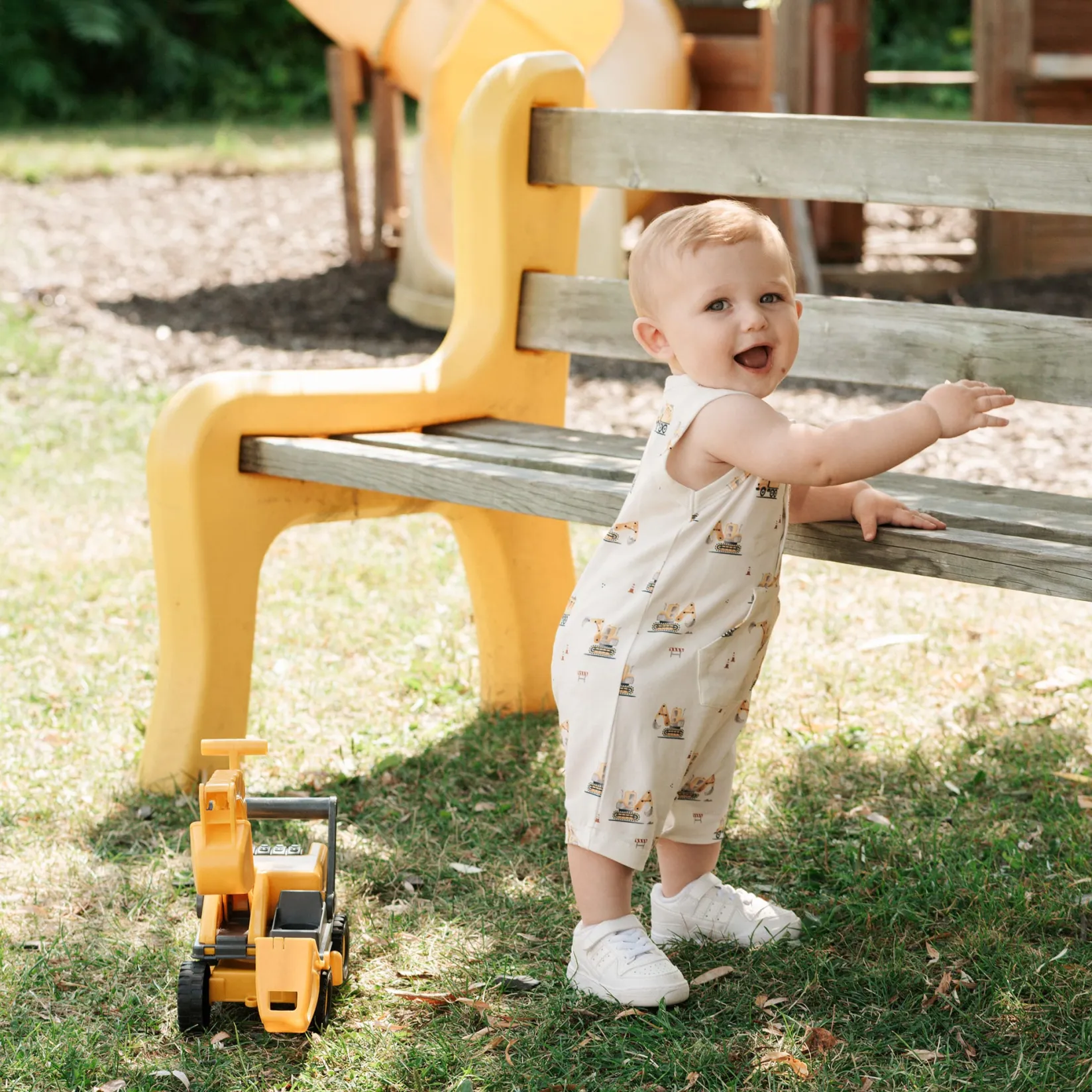 Outlet Construction Romper 3-24m BOY Rompers & Jumpsuits