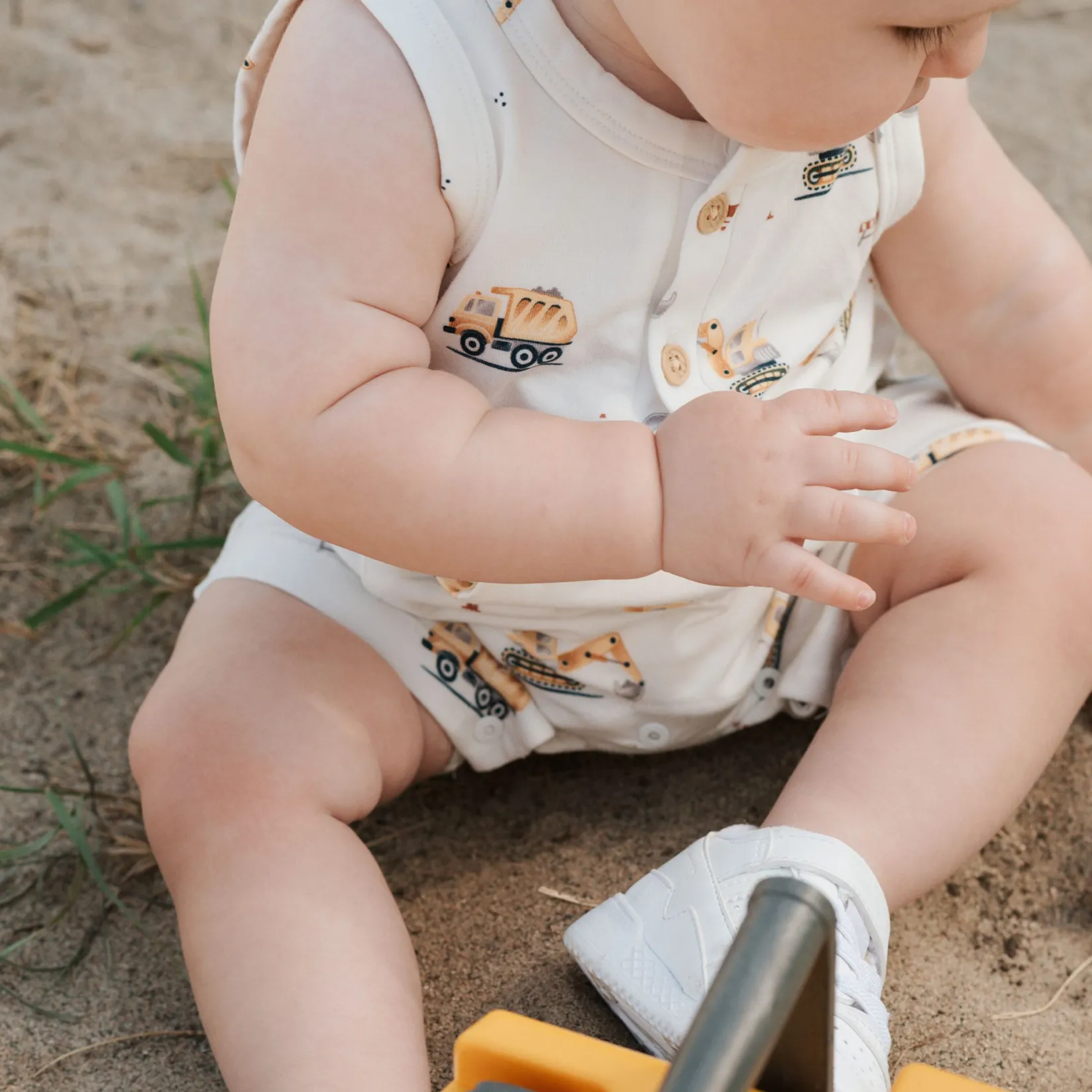 Outlet Construction Romper 3-24m BOY Rompers & Jumpsuits