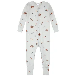 Pajamas|Pyjamas>Firsts par Petit Lem Construction Tools Pajamas 024 Grey