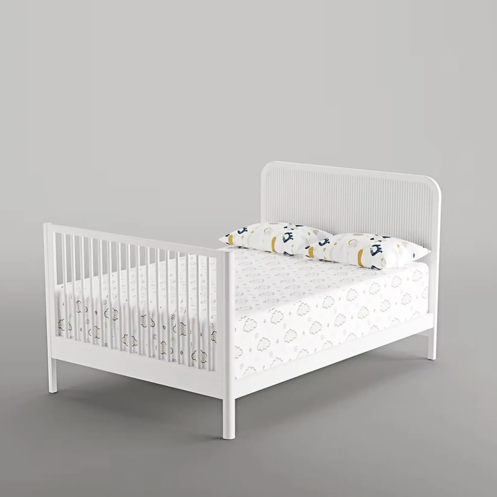 Toddler Rails|Cribs & Mattresses>Lil Angels Conversion kit Milano -White