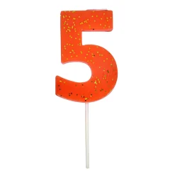 Discount Coral Number 5 Candle Party Supplies