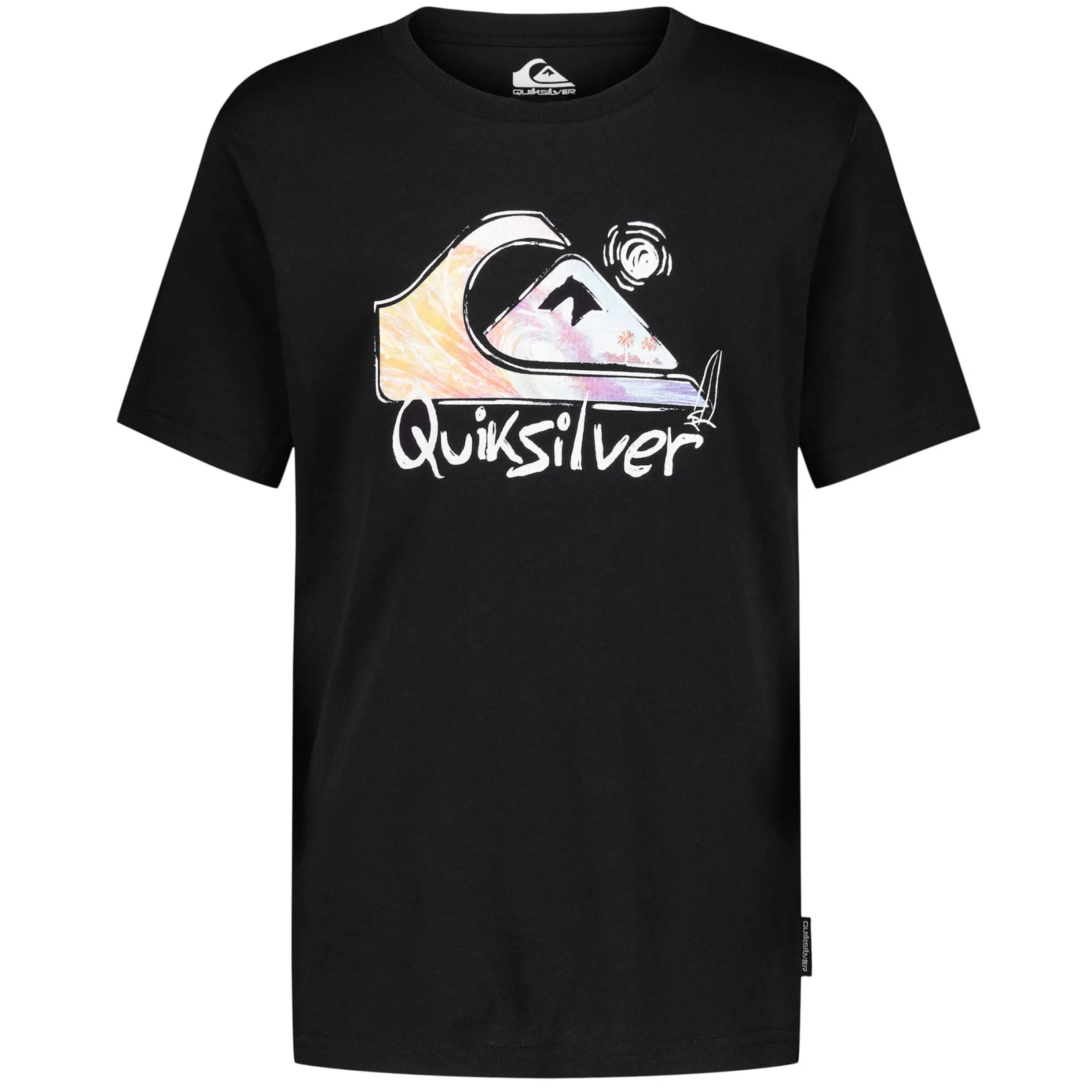 Tops>Quiksilver Core Photoreal T-shirt 8-20 Black