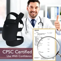 Outlet Coton Baby Carrier 3-24m - Black Outdoors & Travel|Baby Carriers