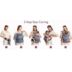 Outlet Coton Baby Carrier 3-24m - Black Outdoors & Travel|Baby Carriers