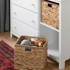 Best Cotton Candy 3-Drawer Dresser with Baskets - Pure White Storage Furniture