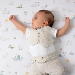 Best Cotton Jersey Fitted Crib Sheet - Goosey Goosey Kids Sheets|Bedding