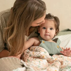 New Cotton Muslin Dream Blanket - Butterfly Garden Kids Throws|Blankets