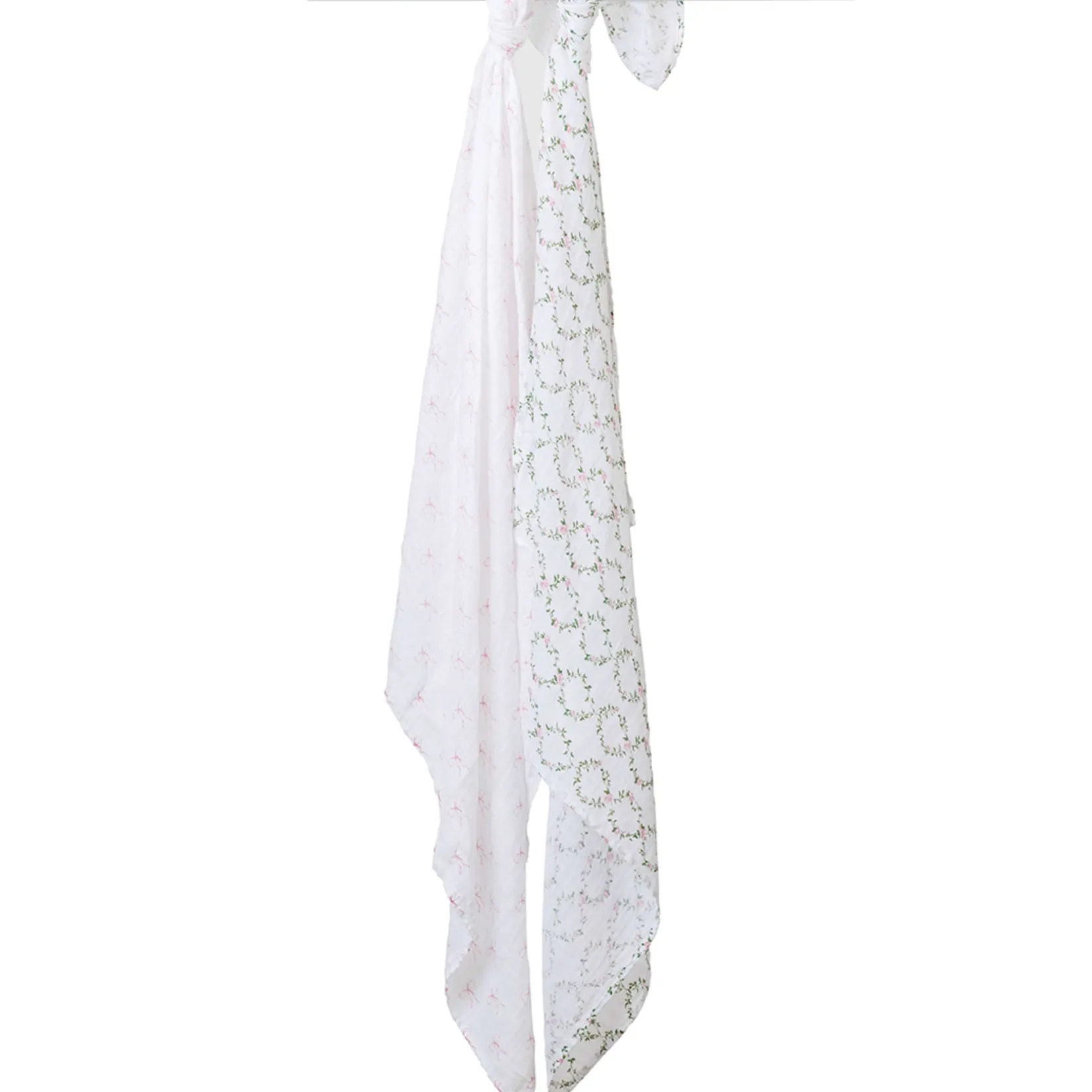 Hot Cotton Muslin Swaddle (2) - Bows Kids Blankets|Blankets