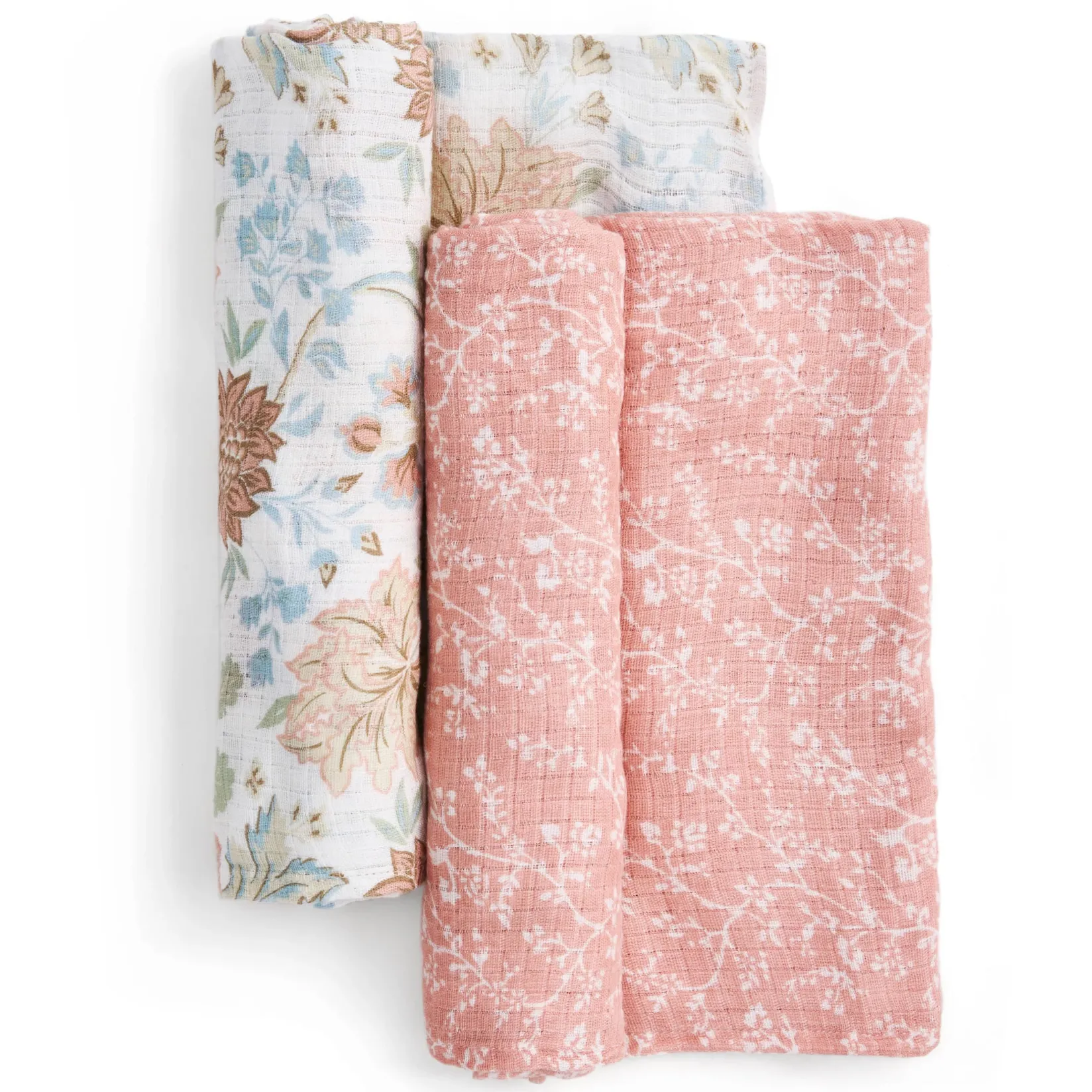 Blankets|Blankets>Aden + Anais Cotton Muslin Swaddles(2) - Victorian Flowers