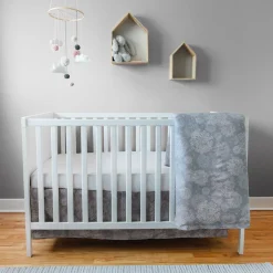 Bedding|Bedding>Perlimpinpin Cover + Duvet - Grey Dandelions