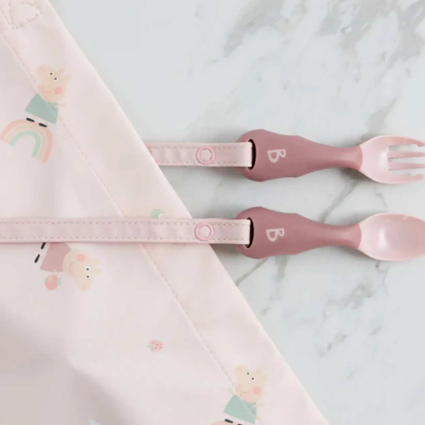 Bibs|Breastfeeding>Bibado Coverall Weaning Bib - Peppa Pig