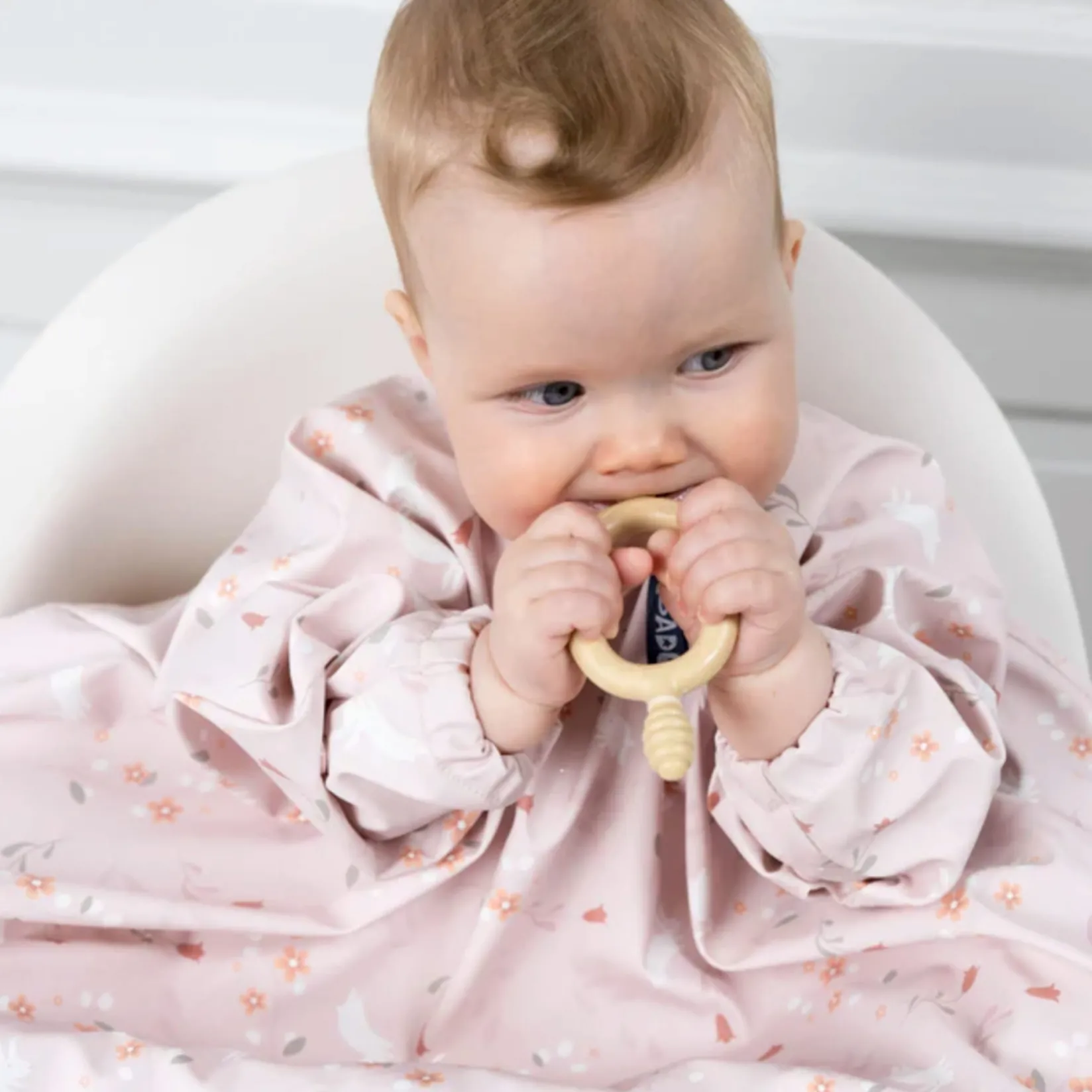 Bibs|Breastfeeding>Bibado Coverall Weaning Bib Botanical