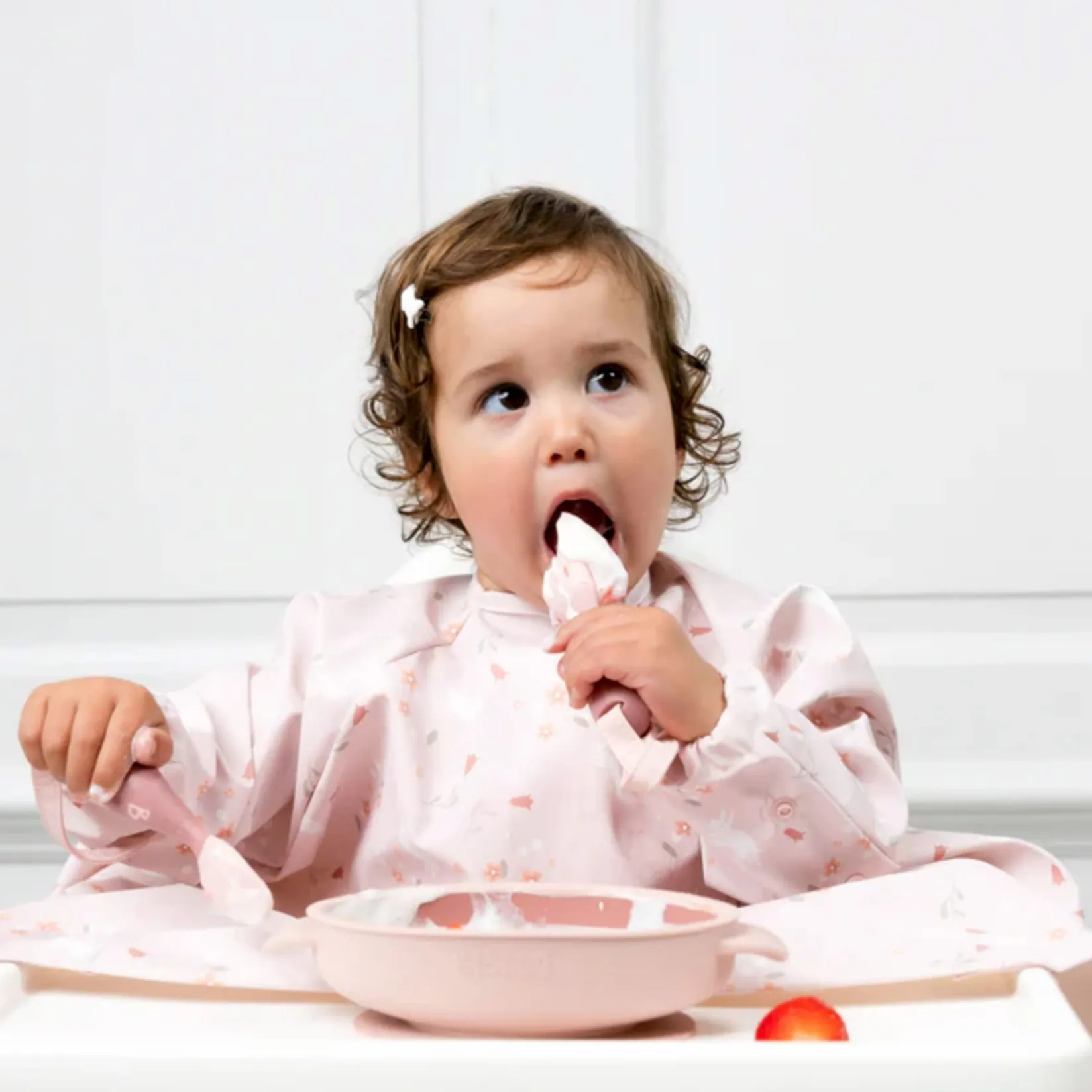 Bibs|Breastfeeding>Bibado Coverall Weaning Bib Botanical