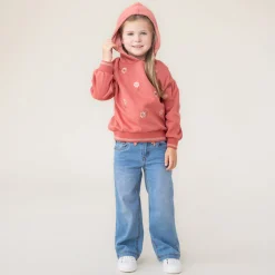 Fleeces And Sweatshirts|Tops>Nano Cowgirl Hoodie 2-12 Pink