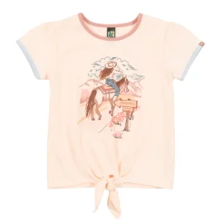 Best Cowgirl Knotted T-shirt 2-12 Kids Tops