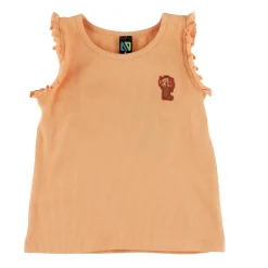 Tops>Nano Cowgirl Ribbed Tank Top 2-12 Orange