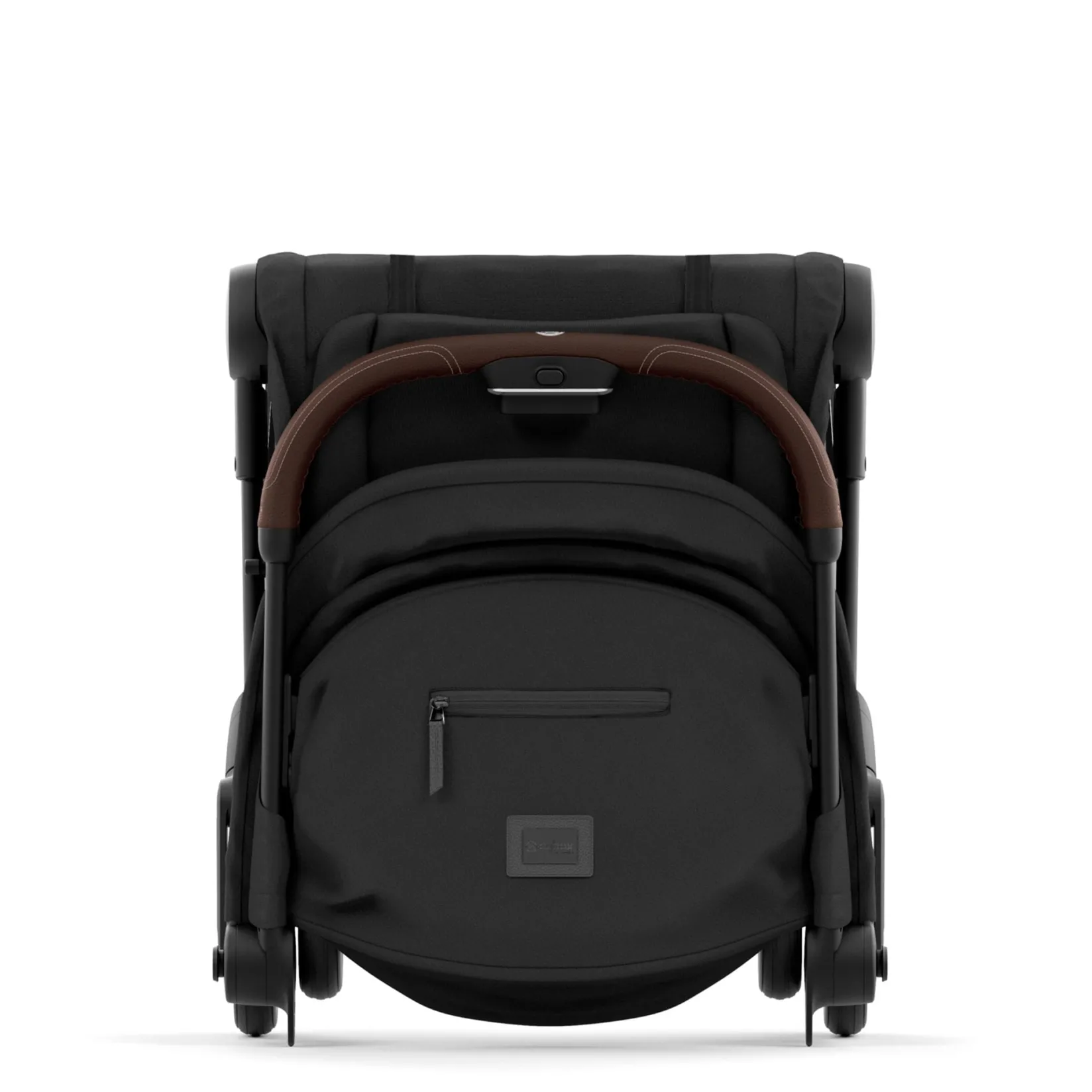 Strollers|Strollers & Trailers>Cybex Coya Stroller - Chrome Frame with Sepia Black Seat