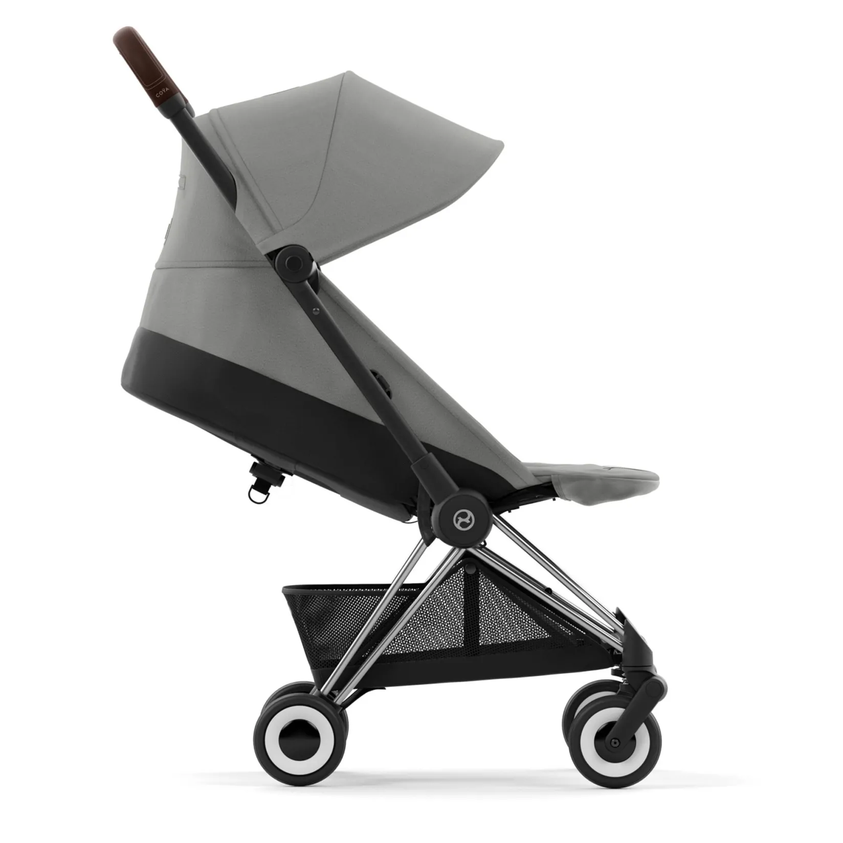 Clearance Coya Stroller - Chrome Frame with Mirage Grey Seat Kids Strollers|Strollers & Trailers