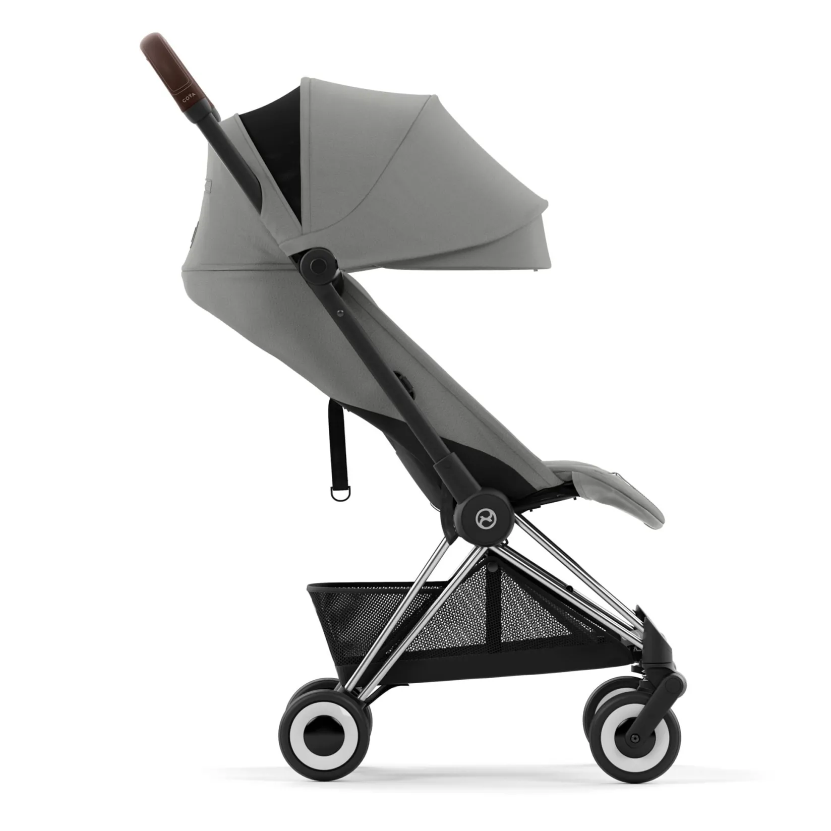 Clearance Coya Stroller - Chrome Frame with Mirage Grey Seat Kids Strollers|Strollers & Trailers