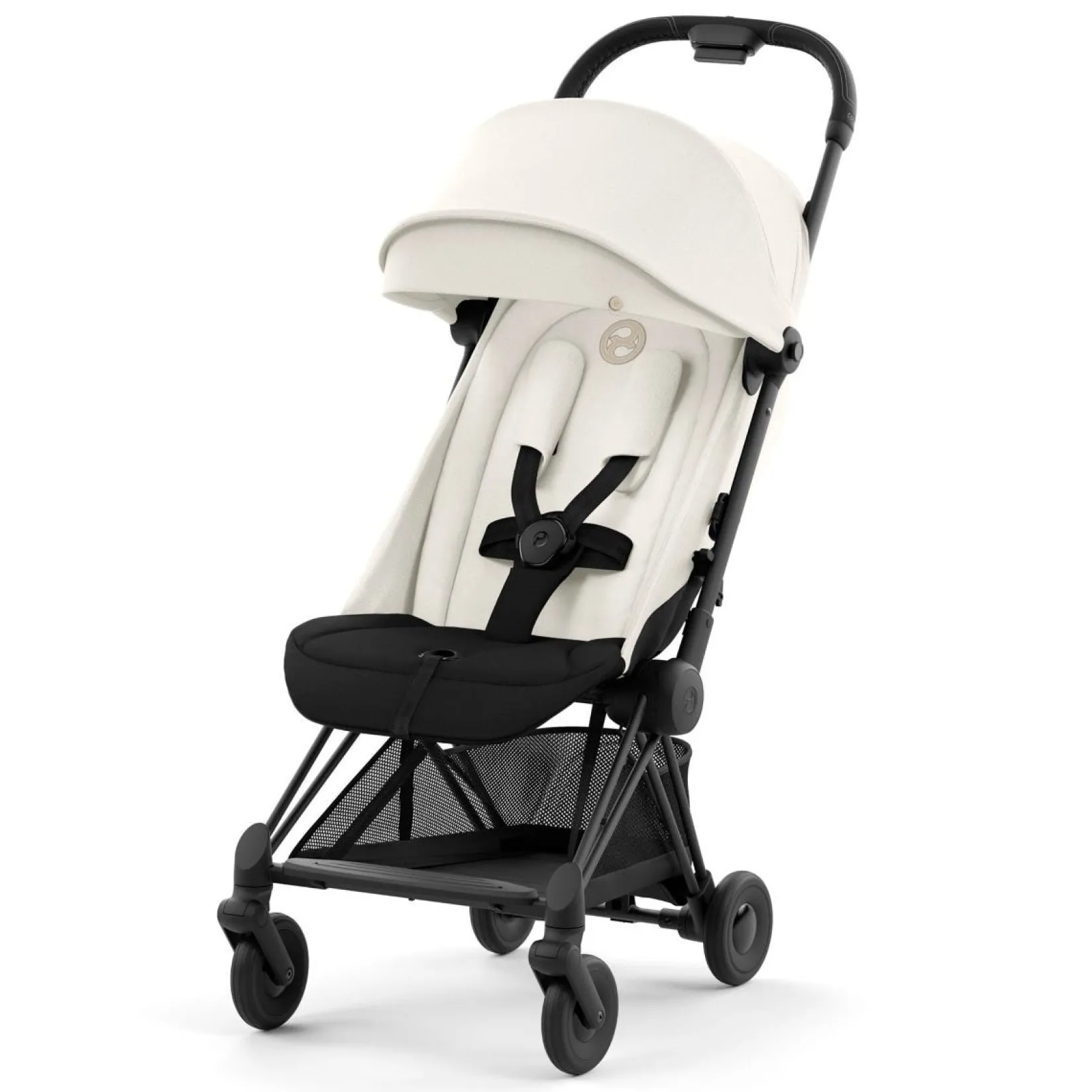 Clearance Coya Stroller - Matte Black Frame with Off-White Seat Kids Strollers|Strollers & Trailers