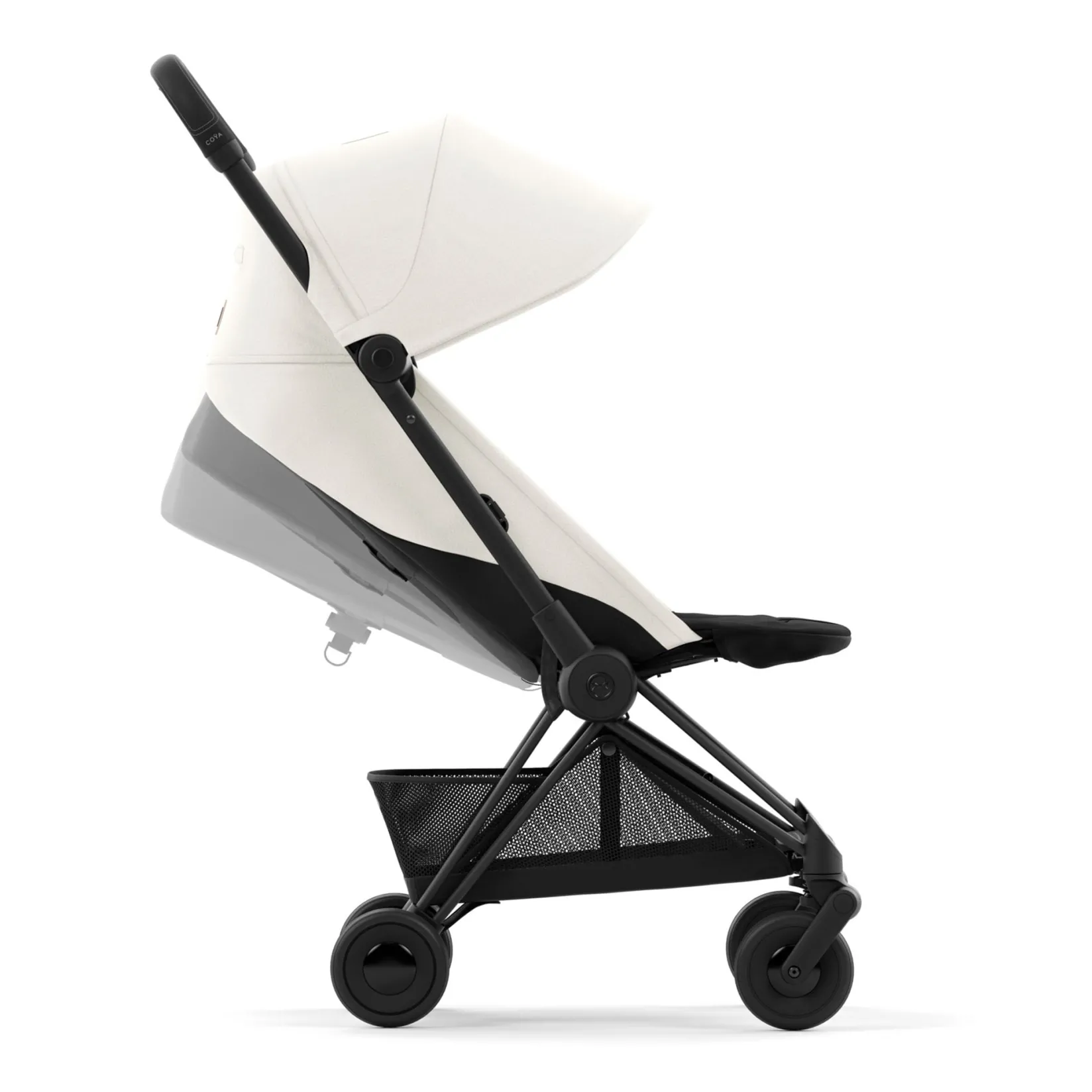 Clearance Coya Stroller - Matte Black Frame with Off-White Seat Kids Strollers|Strollers & Trailers