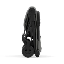 Strollers|Strollers & Trailers>Cybex Coya Stroller - Matte Black Frame with Mirage Grey Seat