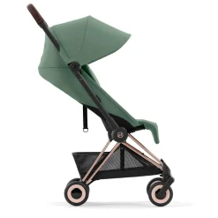New Coya Stroller - Rose Gold Frame with Leaf Green Seat Kids Strollers|Strollers & Trailers