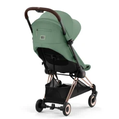 New Coya Stroller - Rose Gold Frame with Leaf Green Seat Kids Strollers|Strollers & Trailers