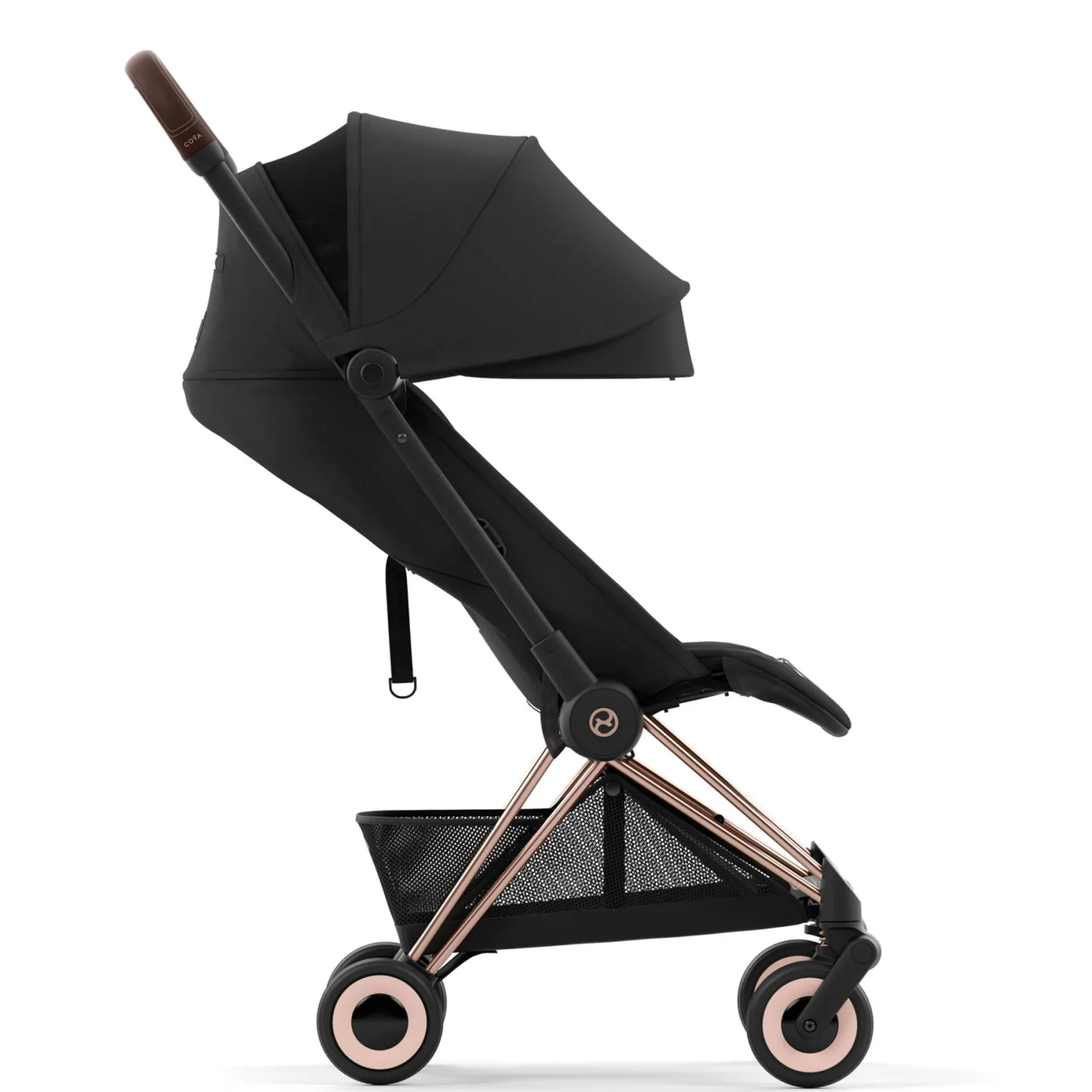 Hot Coya Stroller - Rose Gold Frame with Sepia Black Seat Kids Strollers|Strollers & Trailers