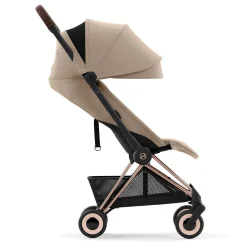 Best Coya Stroller - Rose Gold Frame with Sepia Beige Seat Kids Strollers