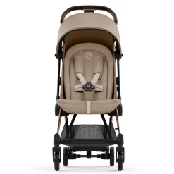 Best Coya Stroller - Rose Gold Frame with Sepia Beige Seat Kids Strollers