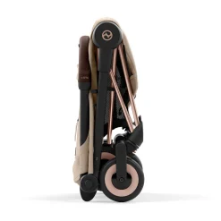 Best Coya Stroller - Rose Gold Frame with Sepia Beige Seat Kids Strollers
