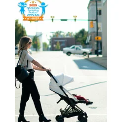 Best Coya Stroller - Rose Gold Frame with Sepia Beige Seat Kids Strollers