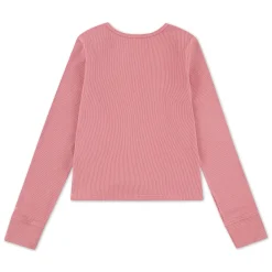 Tops>Abercrombie Kids Cozy Twist Front Knit Top 5-18 Pink