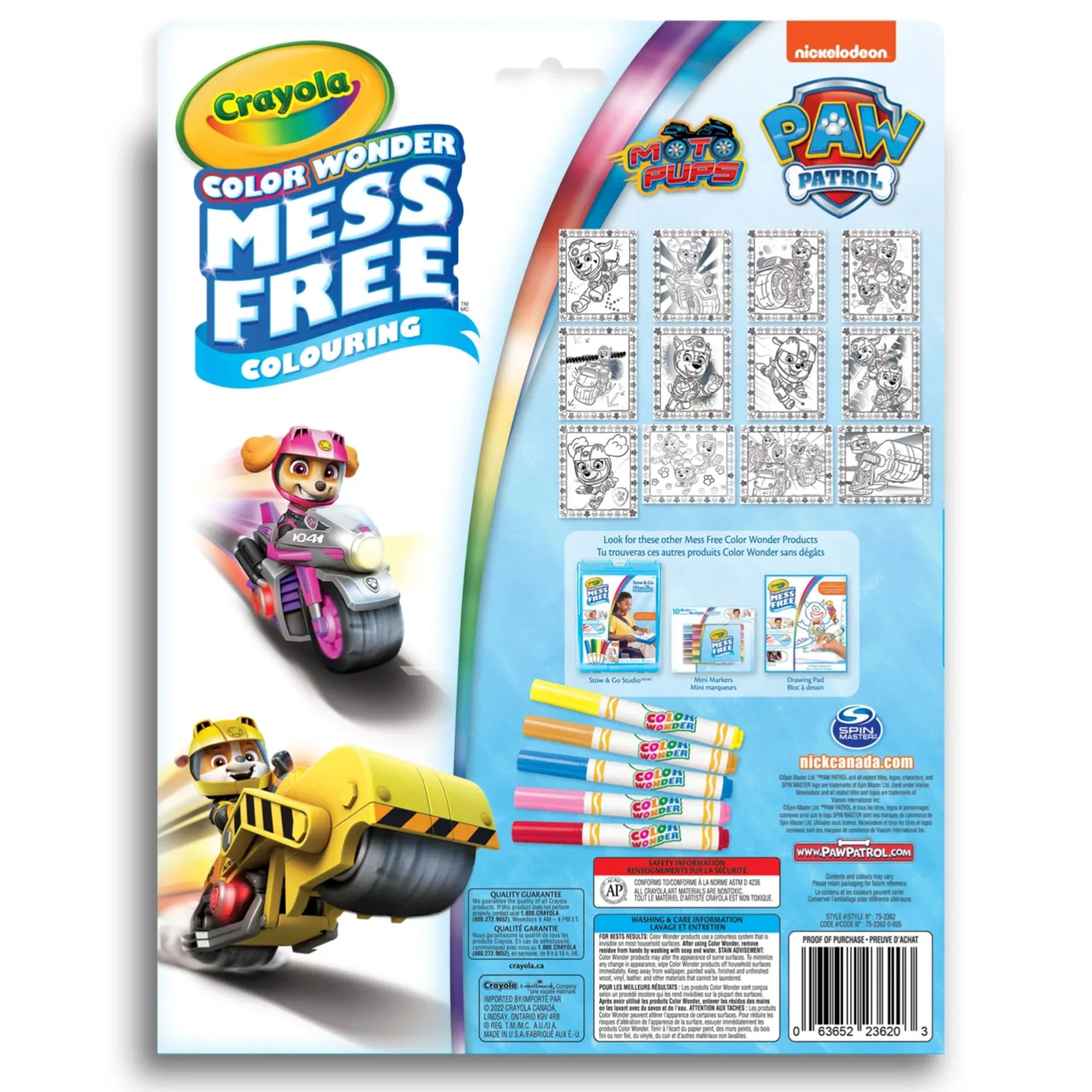 Outlet Color Wonder Mess-Free Colouring Book & Markers Kit - Paw Patrol Kids Diy & Activities