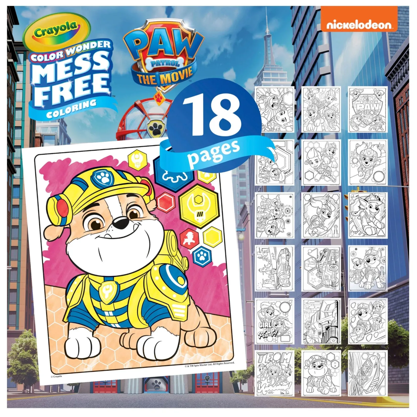 Outlet Color Wonder Mess-Free Colouring Book & Markers Kit - Paw Patrol Kids Diy & Activities