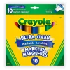Ultra-Clean Markers (10) Kids Diy & Activities