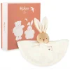 Plush Toys>Kaloo Cream Round Rabbit Comforter