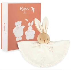 Plush Toys>Kaloo Cream Round Rabbit Comforter