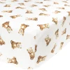 Sheets|Bedding>Perlimpinpin Crib Fitted Sheet - Bears