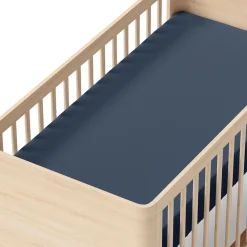 Best Crib Fitted Sheet - Navy Kids Sheets|Bedding