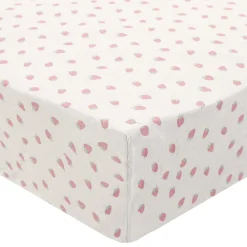 Outlet Crib Fitted Sheet - Strawberries Kids Sheets|Bedding