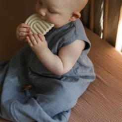 New Crib Fitted Sheet Muslin - Natural Kids Sheets|Bedding