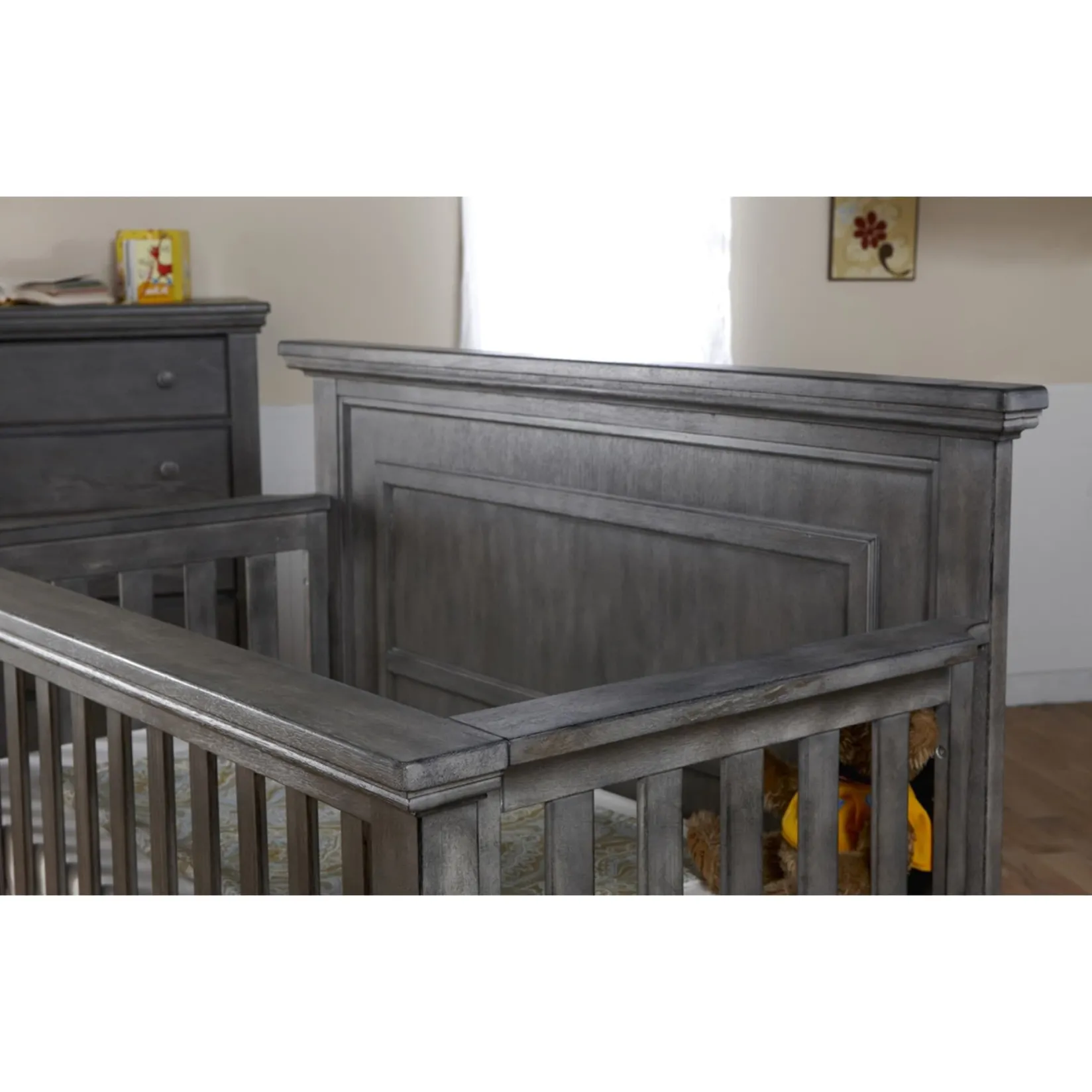 New Crib Modena Granite Distressed Cribs & Mattresses|Cribs & Mattresses