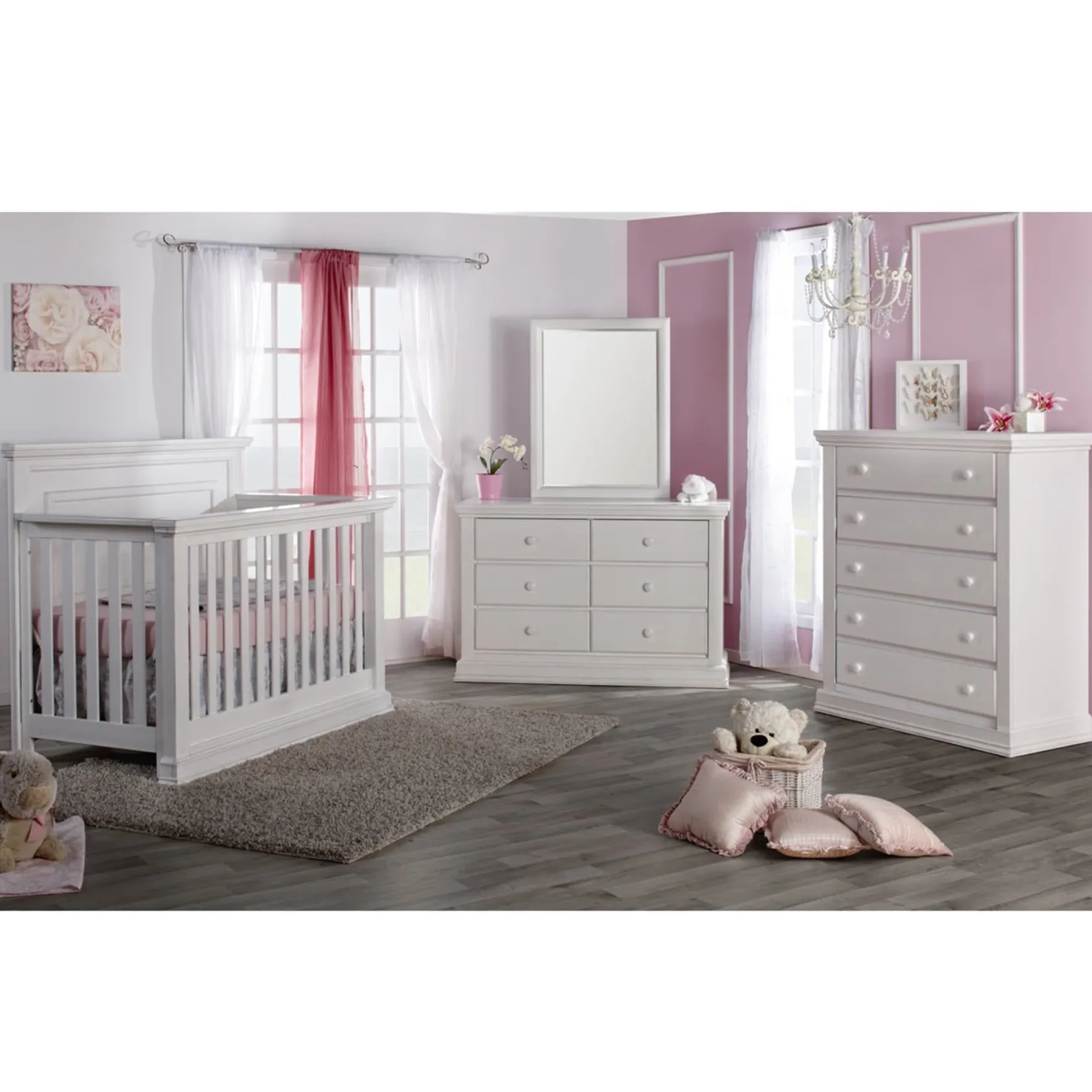 Outlet Crib Modena Vintage White Cribs & Mattresses|Cribs & Mattresses