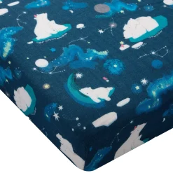 Discount Crib Sheet-Stargazing Bears Kids Sheets|Bedding