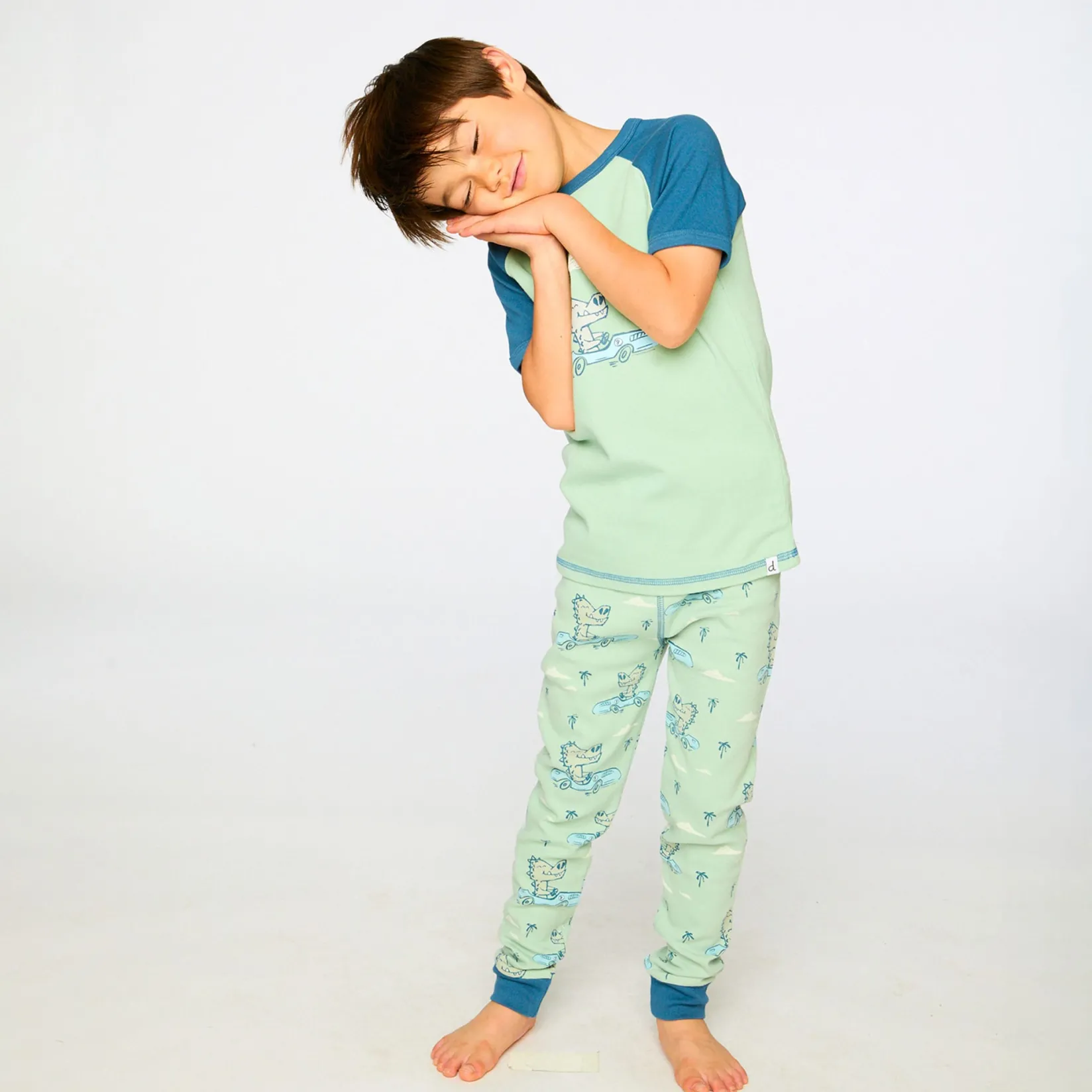 Sale Croc Pajama Set 7-12 Kids/BOY Pajamas & Bathrobes