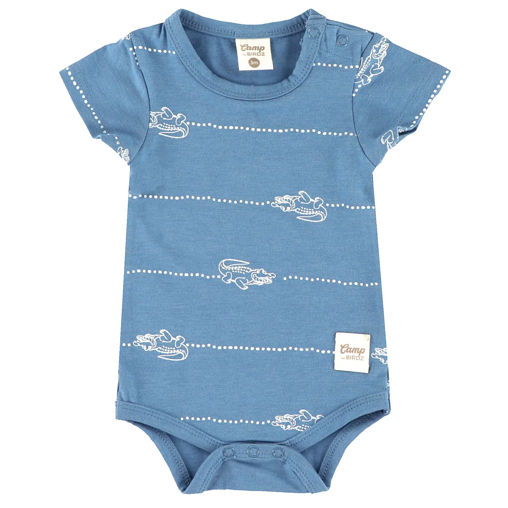 New Crocodile Bodysuit 3-24m BOY Tops