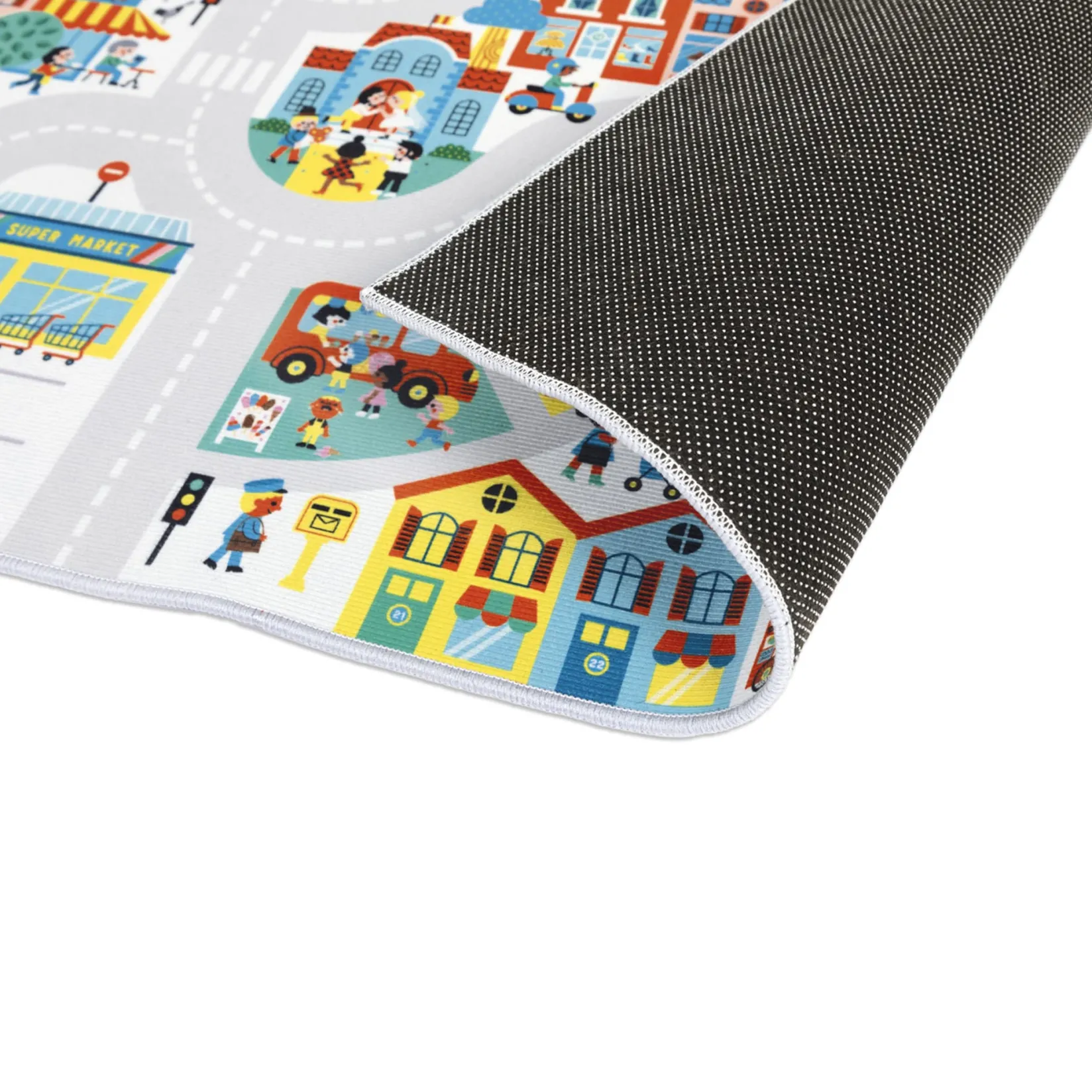 Clearance Cross Roads Play Mat - City Carpet Kids Assembly & Construction