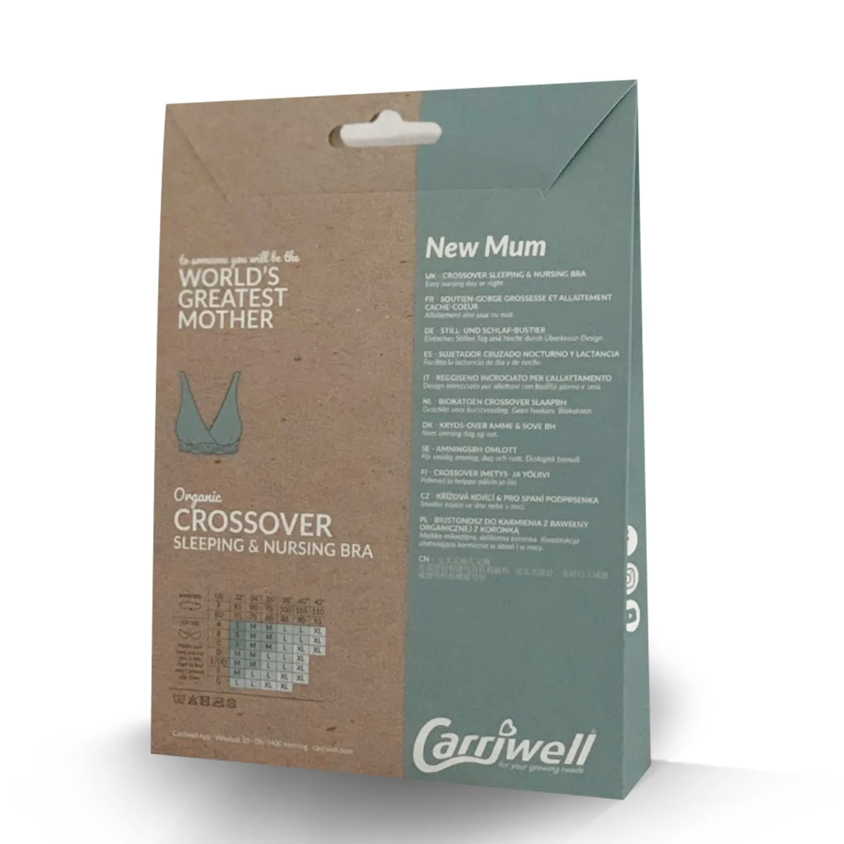 Bras|Underwear>Carriwell Crossover Sleeping Nursing Bra Black